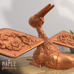 330. Flygon - Ornamental & Basic - Pokemo 3d model