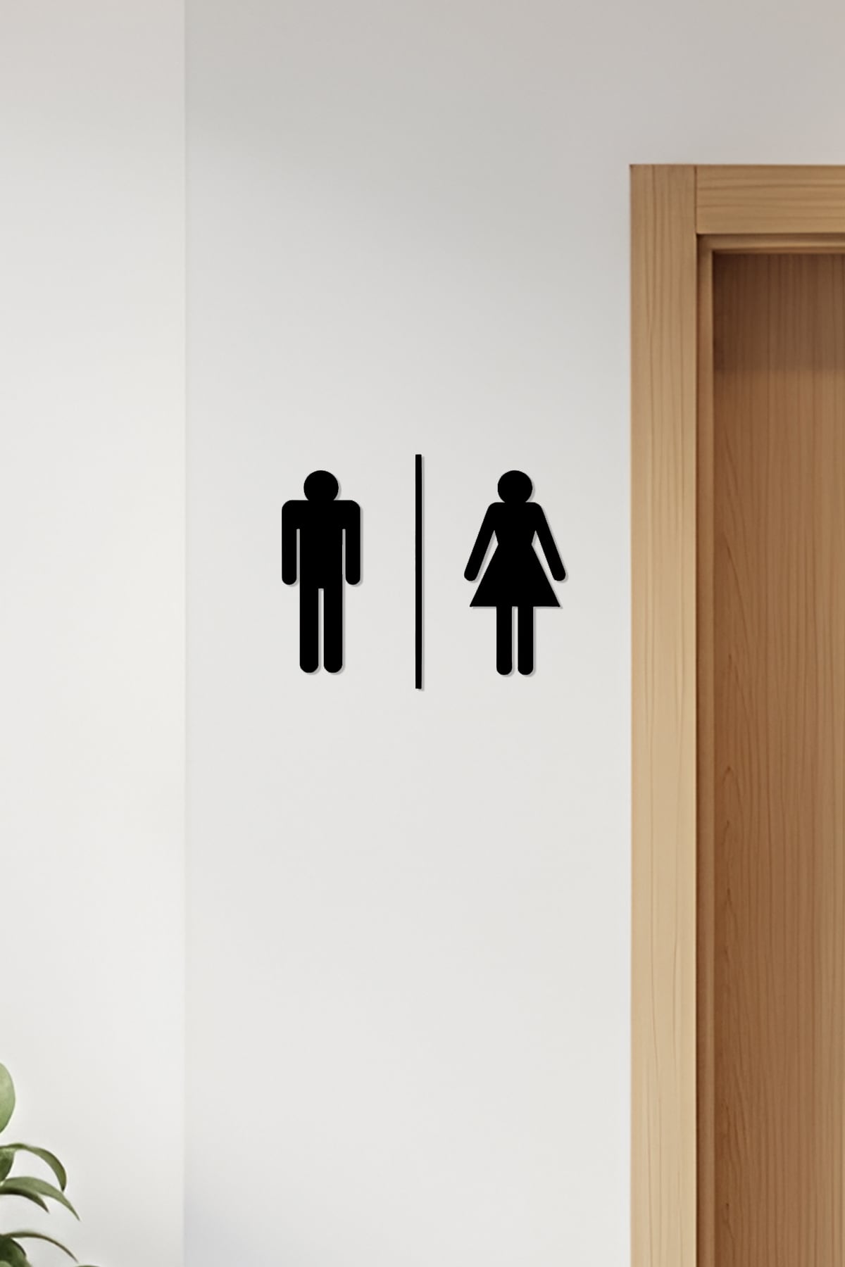 WC, Toilet Sign, Restroom 3d model