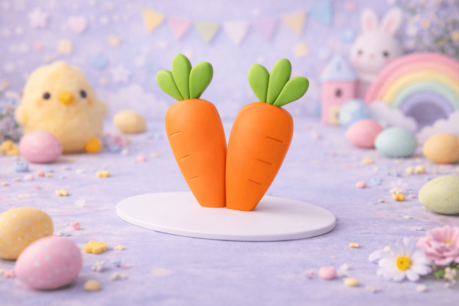 Carrot Dance Table Topper STL.stl 3d model