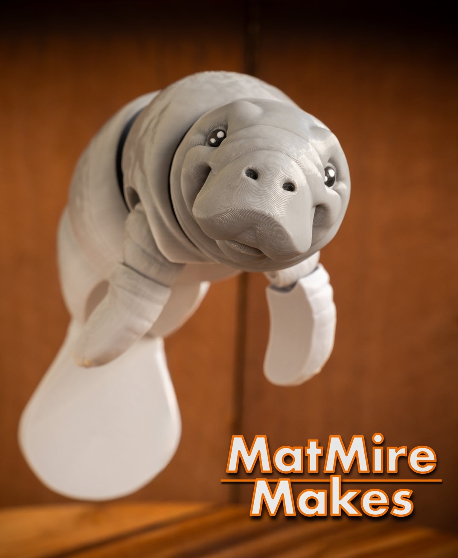 Manatee - Articulated Figure 3d model