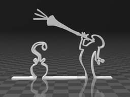 la linea Schlangenbeschwörerin 3d model
