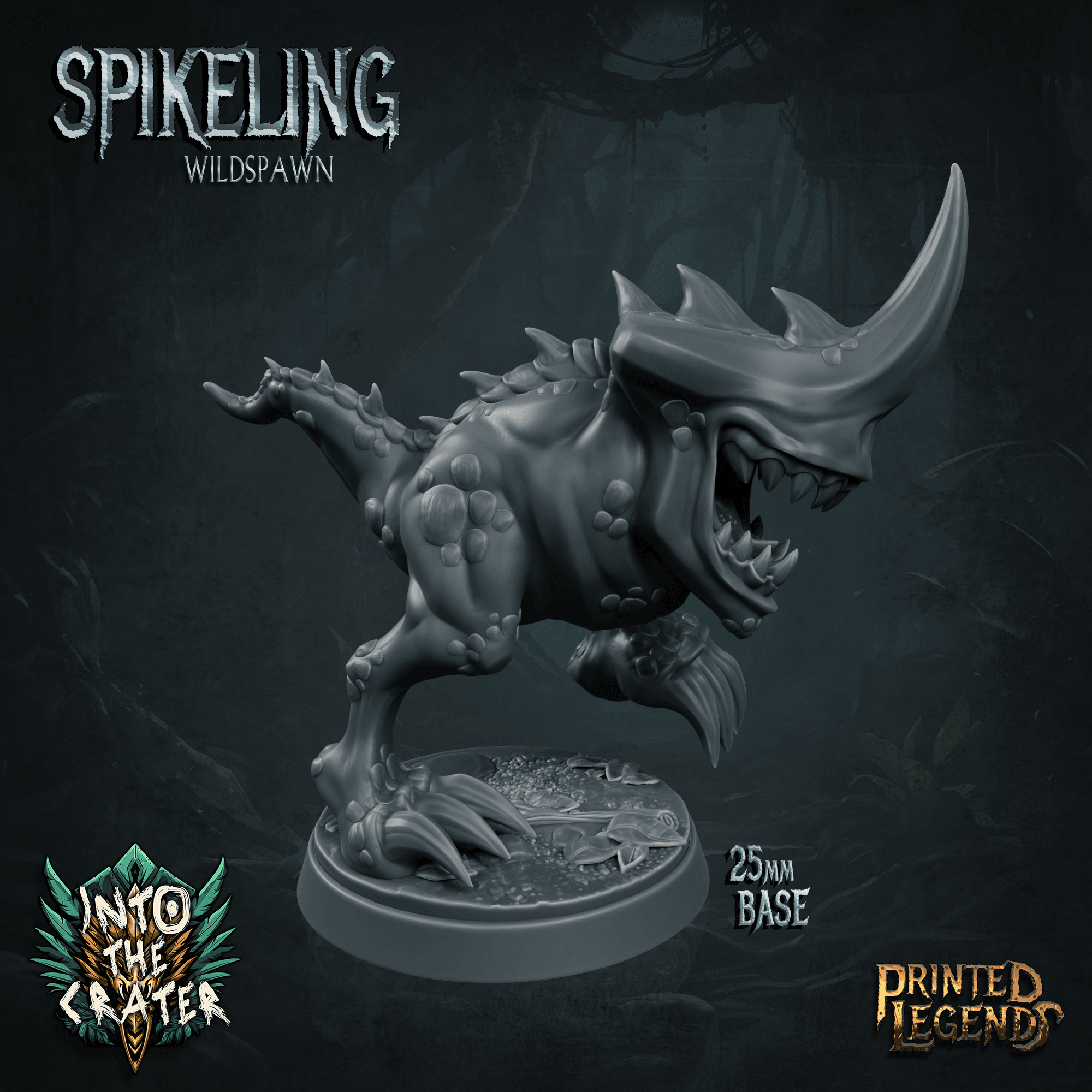 Spikeling 02 (25mm Base) 3d model