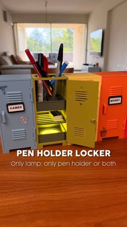 FLEX LOCKER | MODULAR DESK FURNITURE 3d model