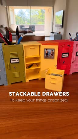 FLEX LOCKER | MODULAR DESK FURNITURE 3d model