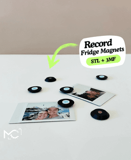RecordFridgeMagnet 3d model