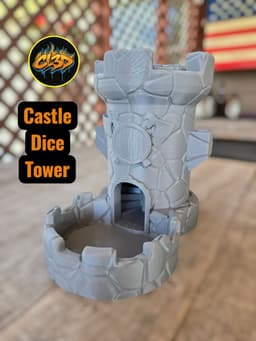 Viking Castle Dice Tower 3d model