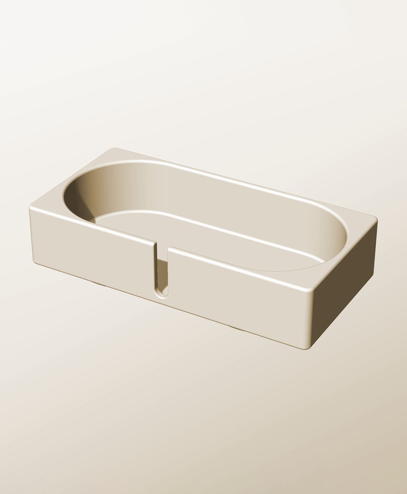CX96-45-SB Stacking slotted module bin for modern home decor 3d model