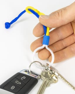 EZPZ Keychain Loop // 30mm Ring 3d model