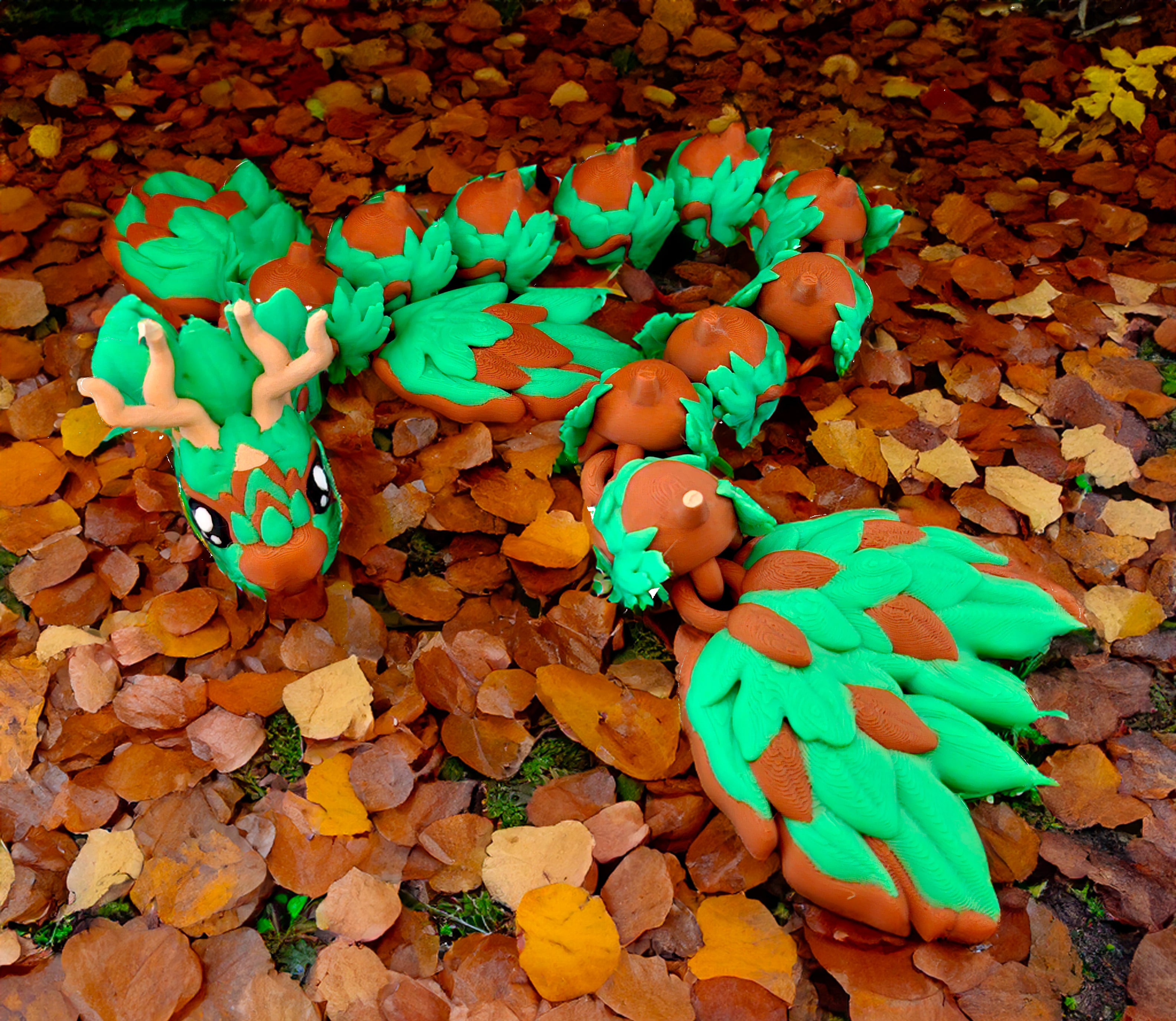 Hazel the Fall Dragon *Commercial Version* 3d model