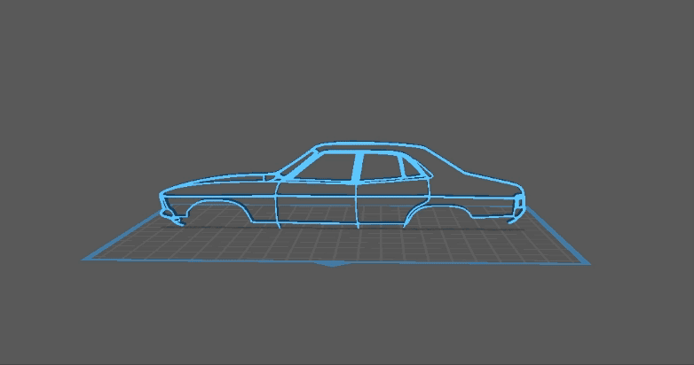 Ford - Falcon Wall Art 3d model