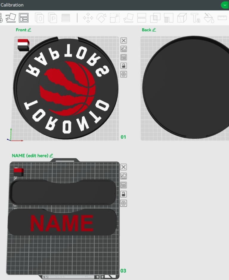 Toronto Raptors Sign – LED Strip Compatible 3d model