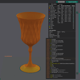Diamond pattern vessels 3d model