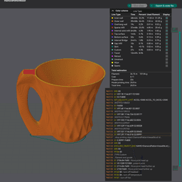 Diamond pattern vessels 3d model