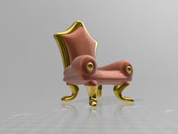 elegant chair 3d model