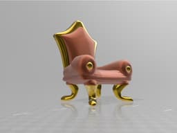 elegant chair 3d model