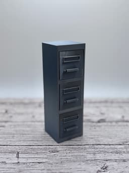 Mini Filing Cabinet 3d model