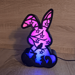 BUNNY RABBIT LED LAMP 3d model