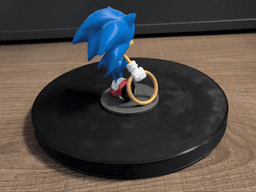 Rotary turntable for scanning 3d model