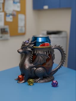 Dragon Can Cozy Dice Tower 3d model