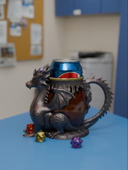 Dragon Can Cozy Dice Tower 3d model