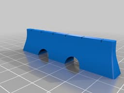 6 String Banjo Bridge 3d model