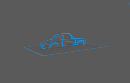 Ford - Falcon Wall Art 3d model