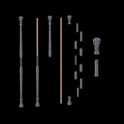 Marvel Rivals Gambit Staff 3d model
