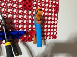 Multiboard Single Cavity Screwdriver, Plier, or Other Tool Holder 3d model