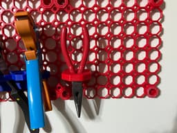 Multiboard Single Cavity Screwdriver, Plier, or Other Tool Holder 3d model
