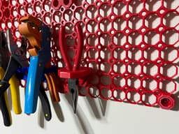 Multiboard Single Cavity Screwdriver, Plier, or Other Tool Holder 3d model