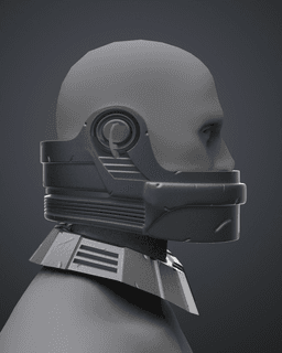 Darth Malak's Mask - Star Wars 3d model