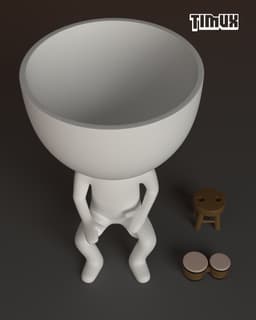 ROBERT PLANT PLAYING BONGO DRUMS 3d model