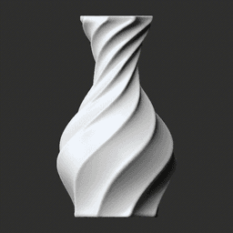 Twisted Vase02 3d model