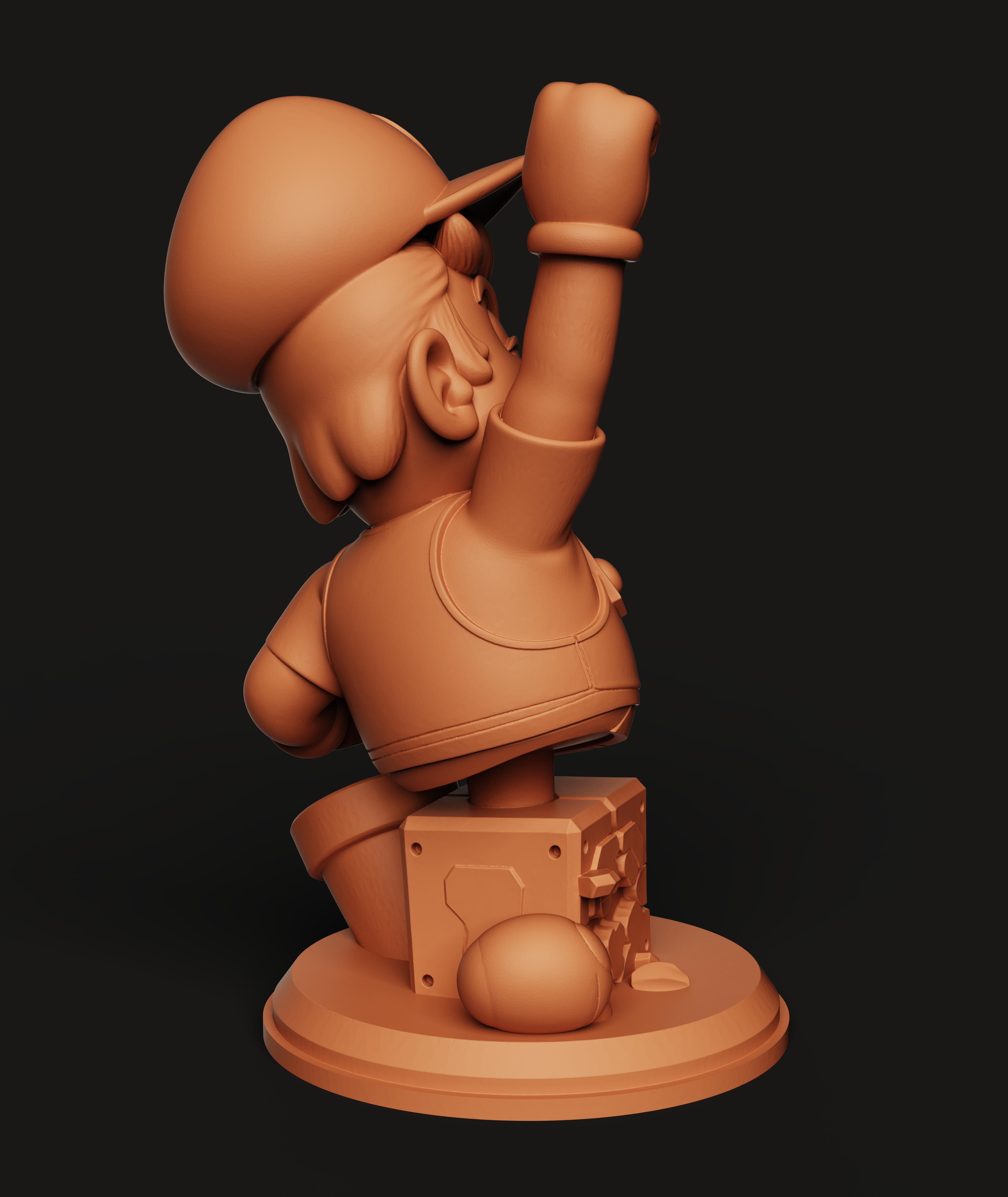 Super Mario Jumping Multi-Color 3MF | Gamer | Bambu Ready 3d model