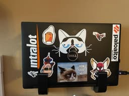 Thin profile laptop wall mount 3d model
