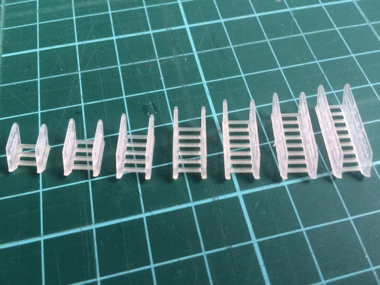 N Scale Stairs Assorted (21pc) 3d model