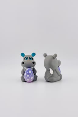 Eggables Hippo 3d model