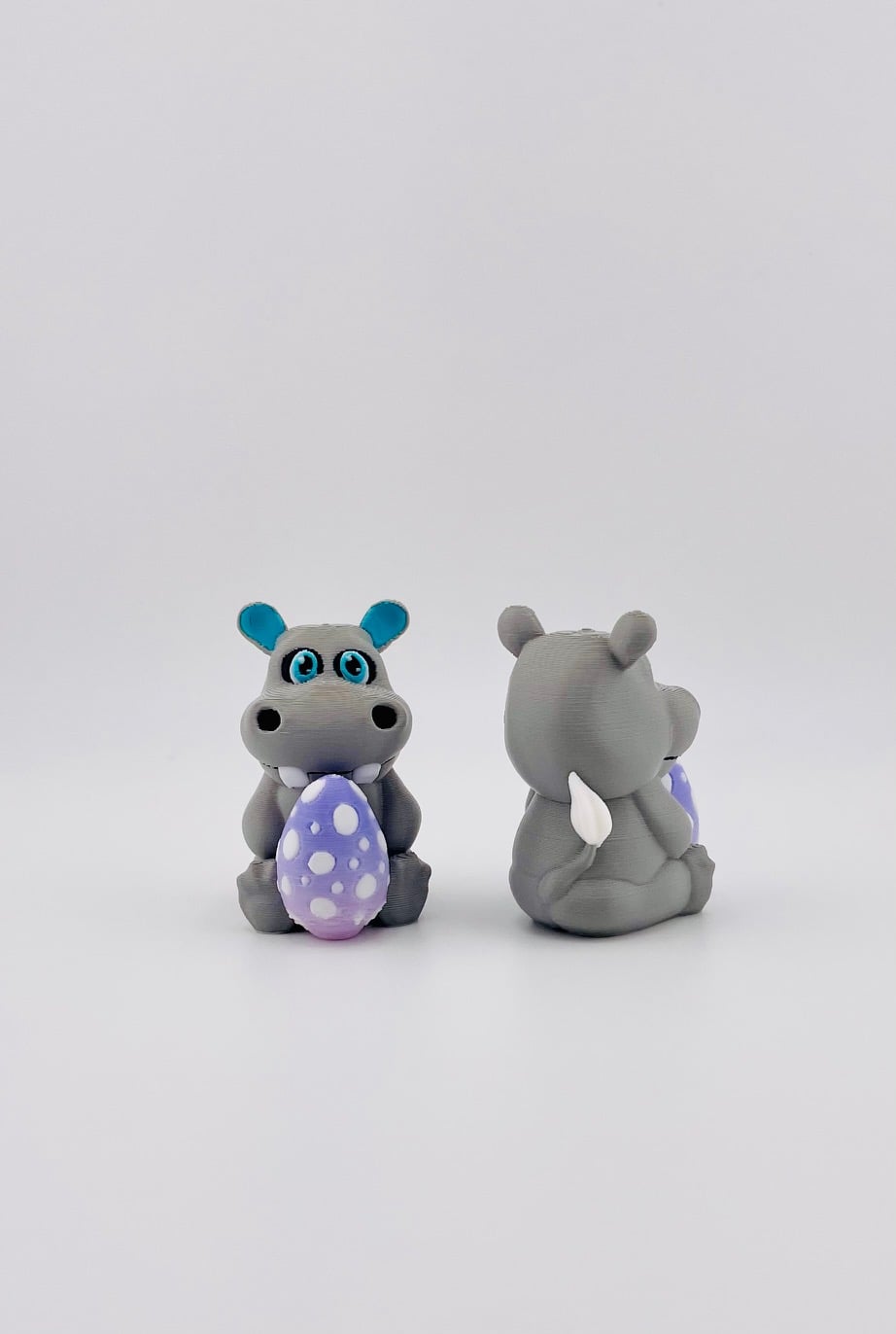 Eggables Hippo 3d model