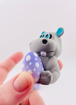 Eggables Hippo 3d model