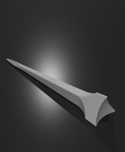 Triangular Golf Tee V2 3d model