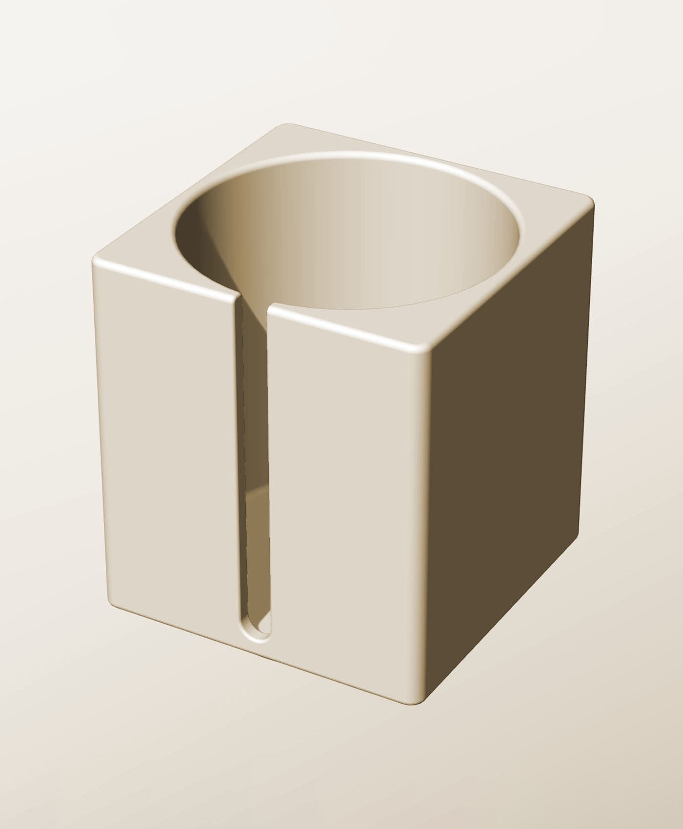 CS96-115-S Modular slotted component container modern decor 3d model