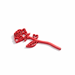 VALENTINES ROSES / GIFT FOR VALENTINES DAY / STANDING VALENTINES ROSE 3d model