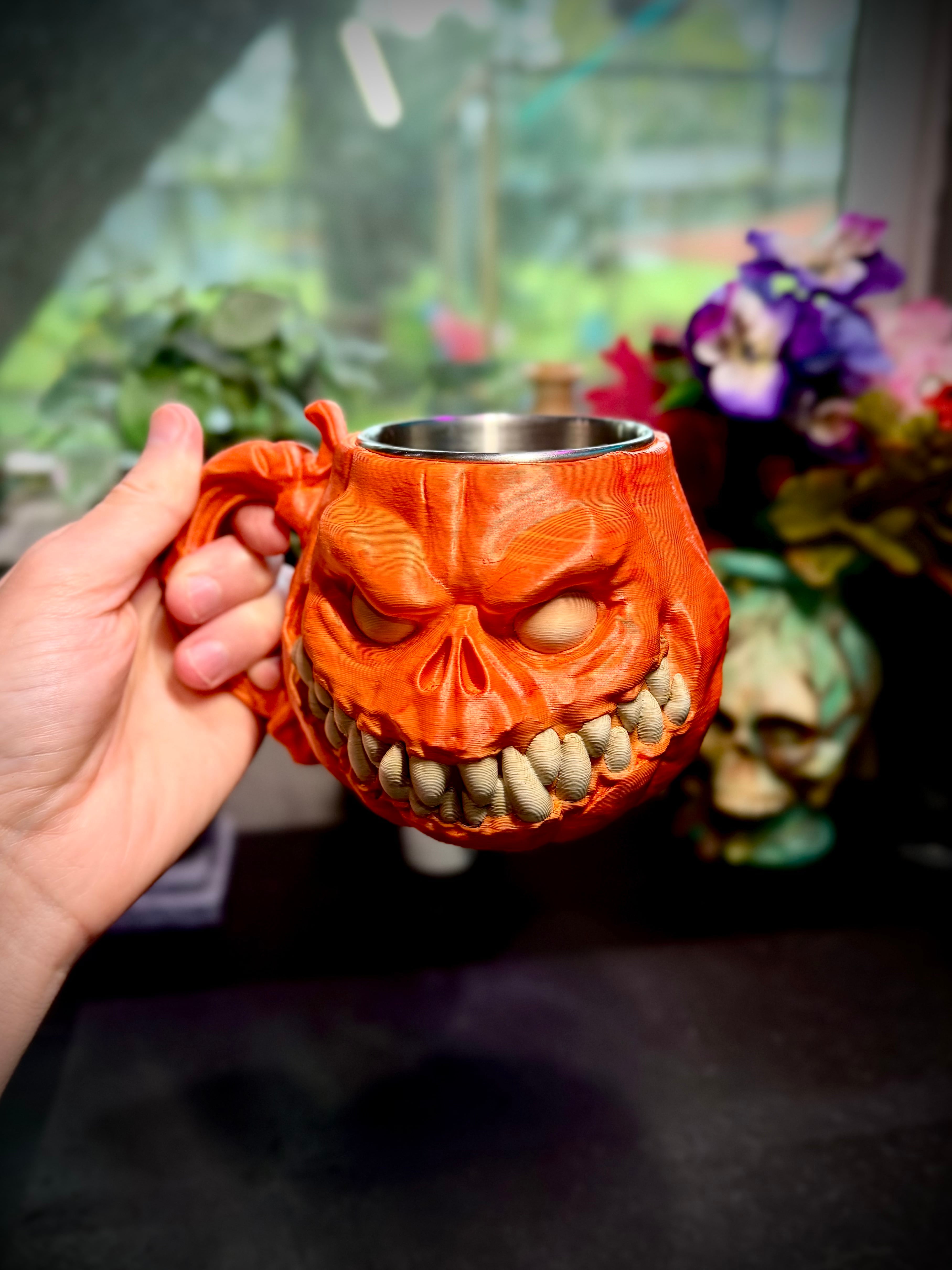 Pumpkin cup 3d model