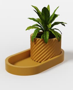 OON Collection - Planter Set 3d model