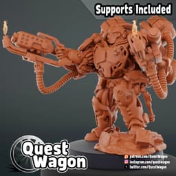 Heavy Unit Space Aggressor Dual Flamer 3d model