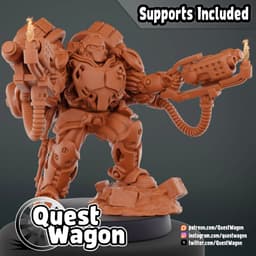 Heavy Unit Space Aggressor Dual Flamer 3d model
