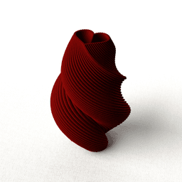 Valentine's day vase 3d model