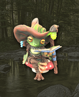 Frog Mage 3d model