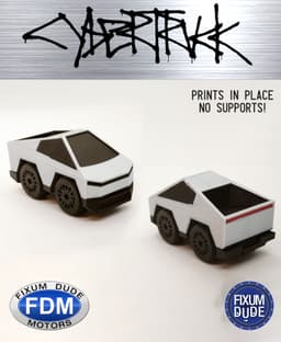 Fixum Dude Motors PiP Tesla Cybertruck 3d model