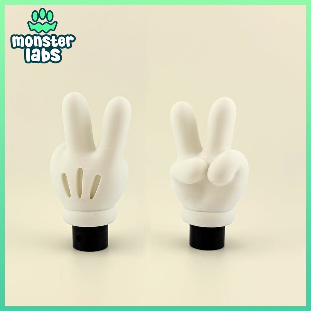 Toon Hands Fidget Clicker Keychain Bundle 3d model